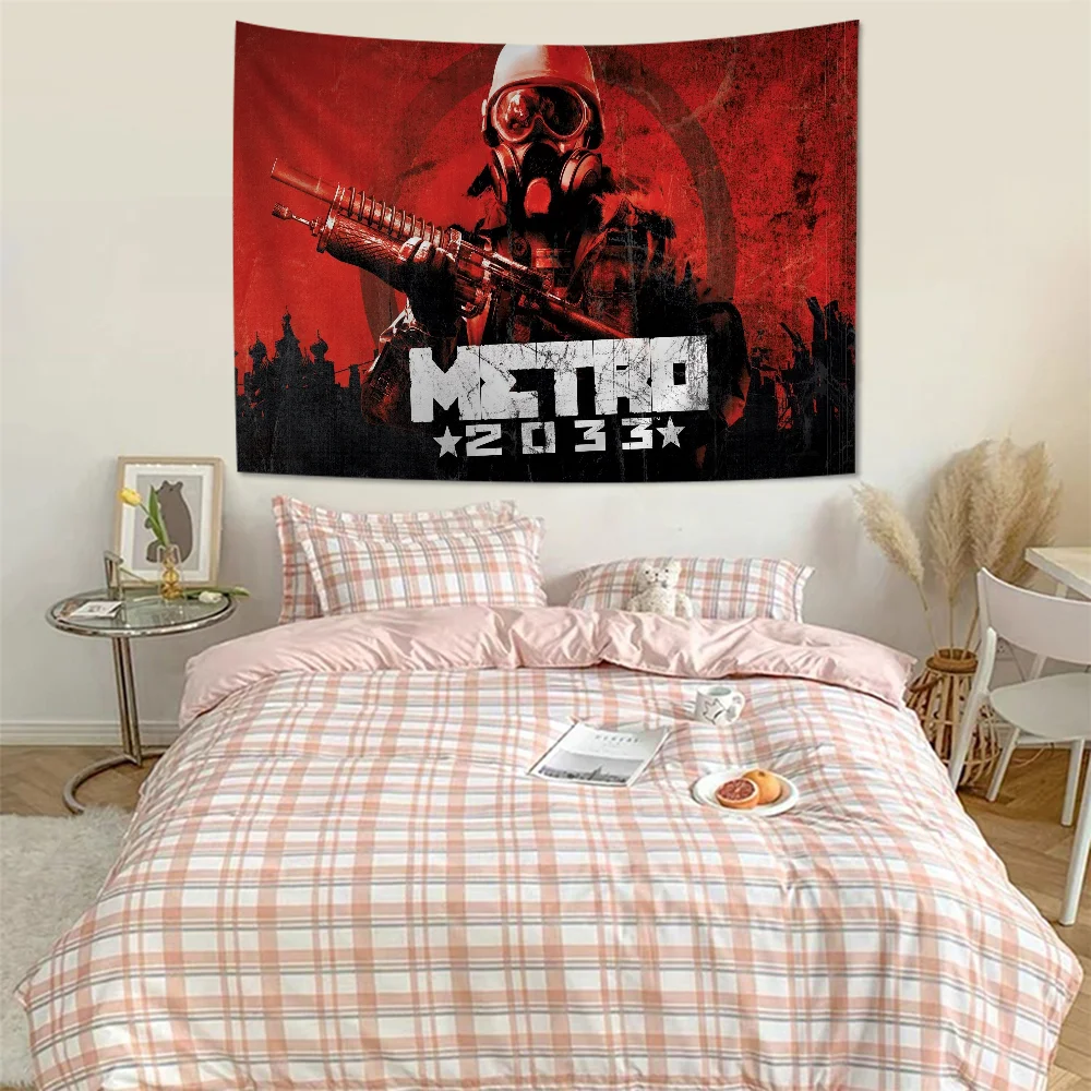 Metro 2033 красочный гобелен настенный с цветком хиппи настенные ковры декор для