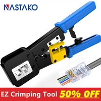easy rj45 connector crimper rj45 crimping tool network tools for cat6 cat5 cat5e rj45 rj11 connector 8p 6p network cable pliers