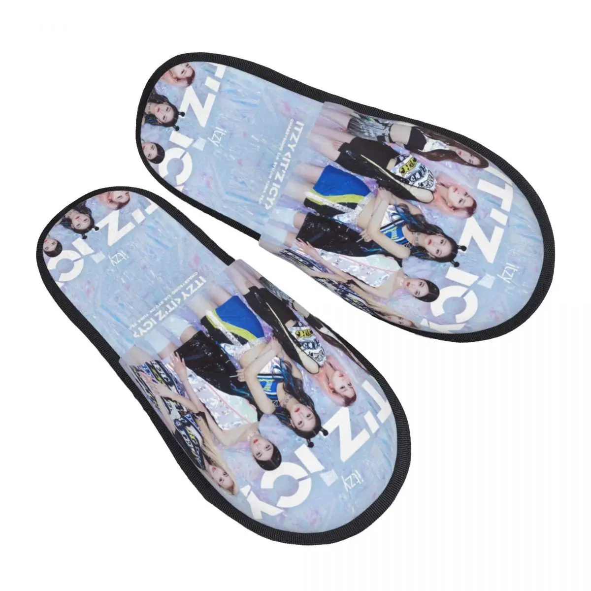 Пользовательские Kpop Group Itzys корейские женские тапочки с пенным наполнителем