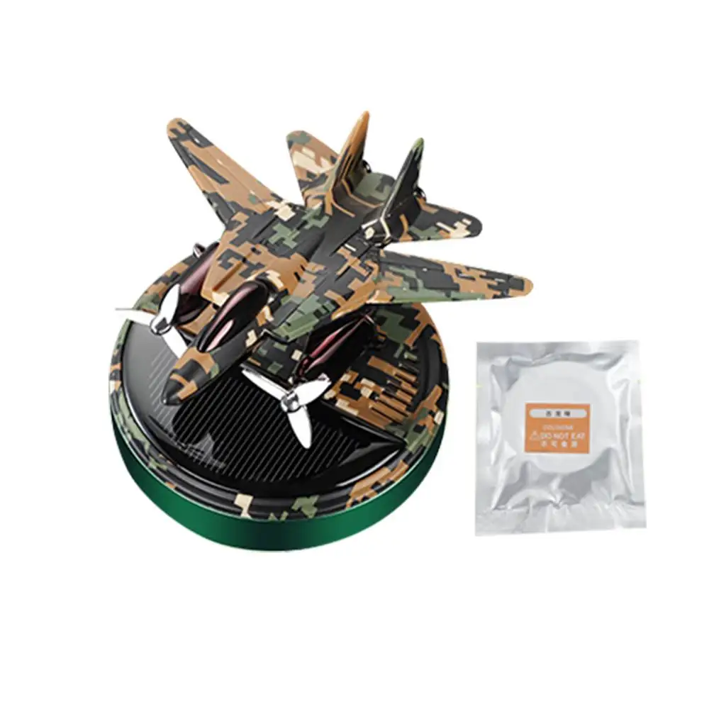 

Освежитель воздуха на солнечной батарее для автомобиля, вертолета, Автоматическое вращение, диффузор EssentialOil, приборная панель, камуфляжный орнамент, автомобильные аксессуары