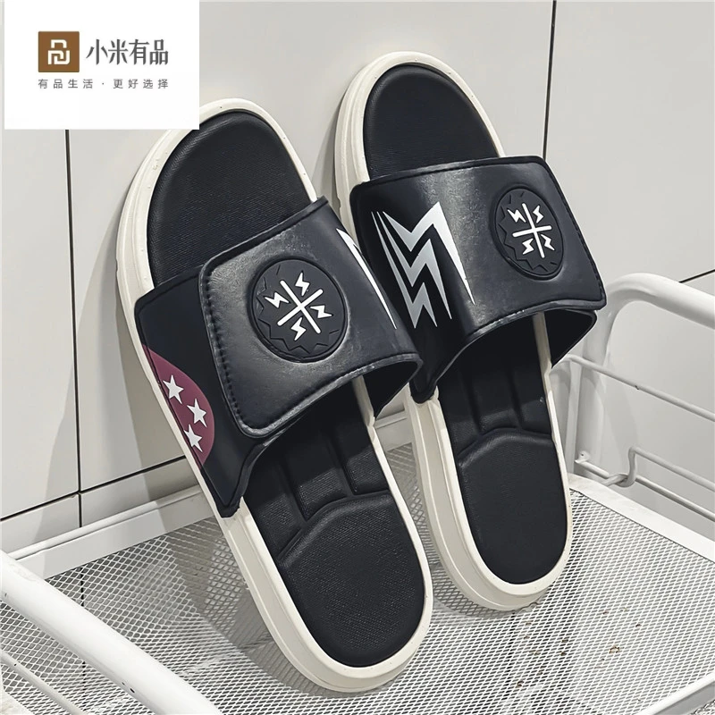 

Spring Main Round Toe Couple Slippers Lightweight Waterproof Comfortable Breathable Trendy All-match Wear-Resistant Slippers