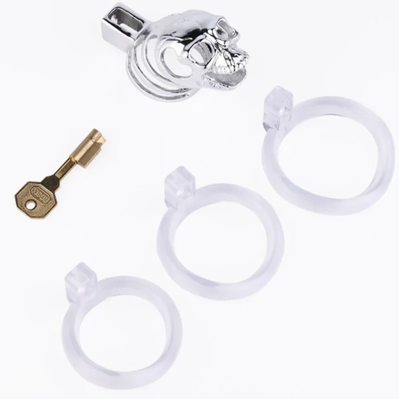 Металлический силиконовый замок целомудрия аналог бондажа Блокировка пениса