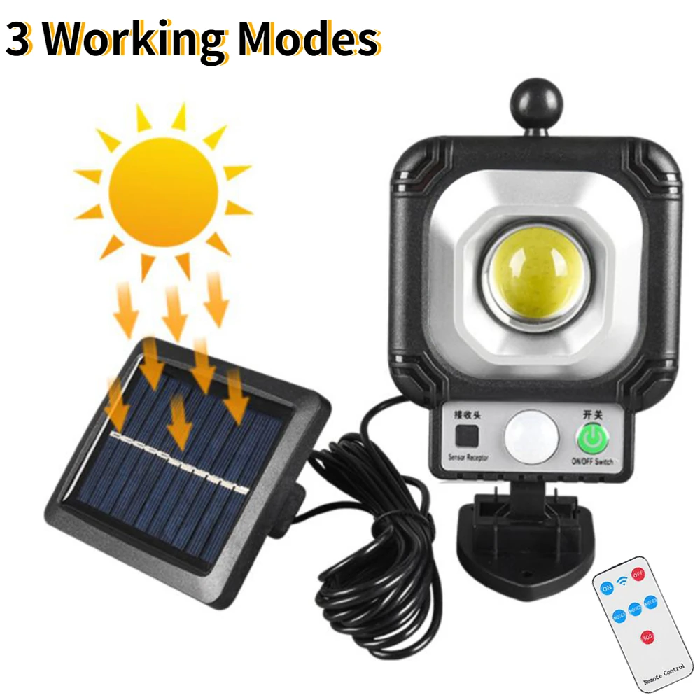 

LED Solar Split Wall Lamp 3 Mode Waterproof PIR Motion Sensor Lamp Outdoor Street Security Lighting Garden Solar Wall Lights