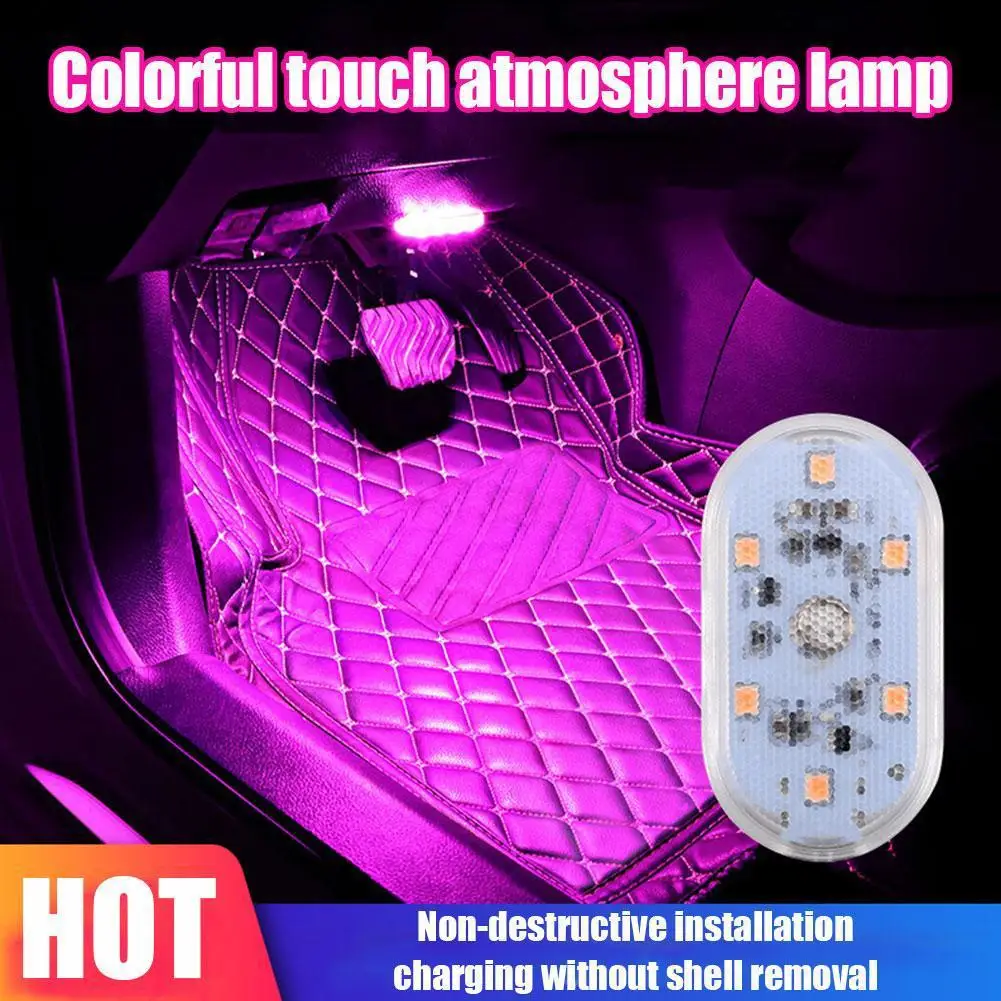 Модернизированный сенсорный светодиодный светильник Mini USB с сенсорным