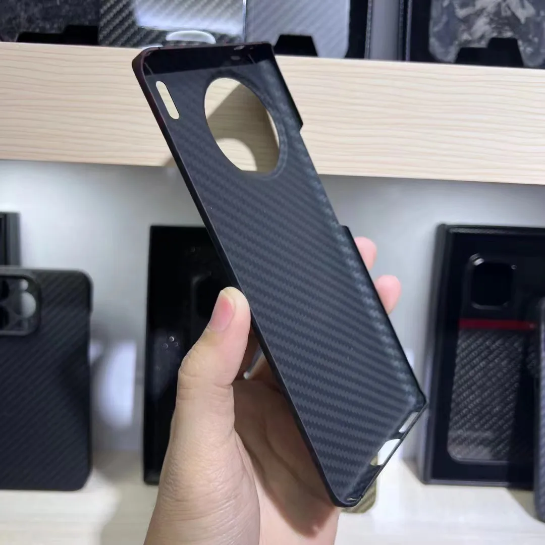 Pure Carbon Fiber Case For Vivo X90 Pro Plus Lens Protecor Phone Case Aramid Fiber Cover Business For Vivo X90 Phone Accessory