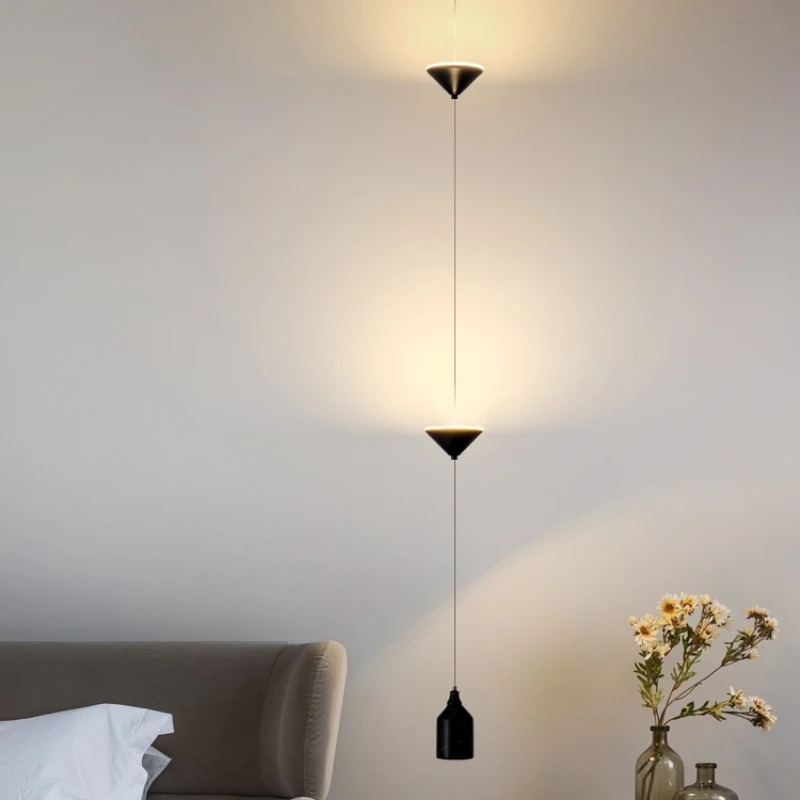 

Modern luxury minimalist bedroom bedside chandelier simple creative living room small chandelier master bedroom bedside