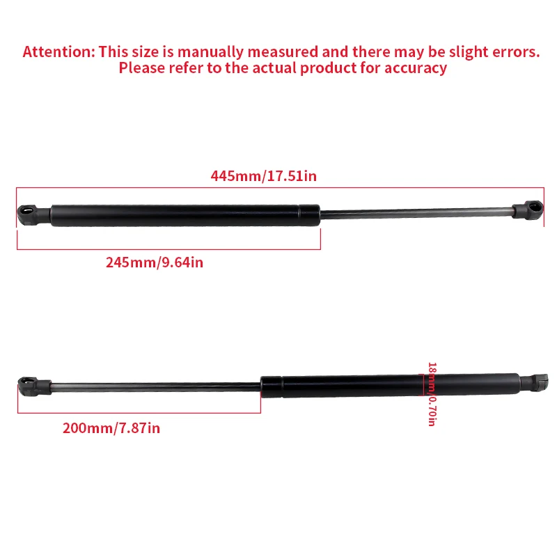 2 шт. стойки газа задней двери багажника для Toyota Yaris Vitz Hatchback 2005-2011 OEM # : 689500 D020 68950-0D021