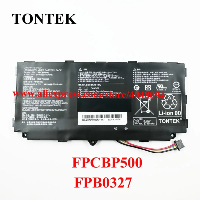 Фото Аккумулятор для ноутбука FPB0327 FPCBP500 для Fujitsu Arrows Tab Q506 Q507 Q508 CP695045-01 CP731923-01 3.75В 34Втч 9030мАч №1