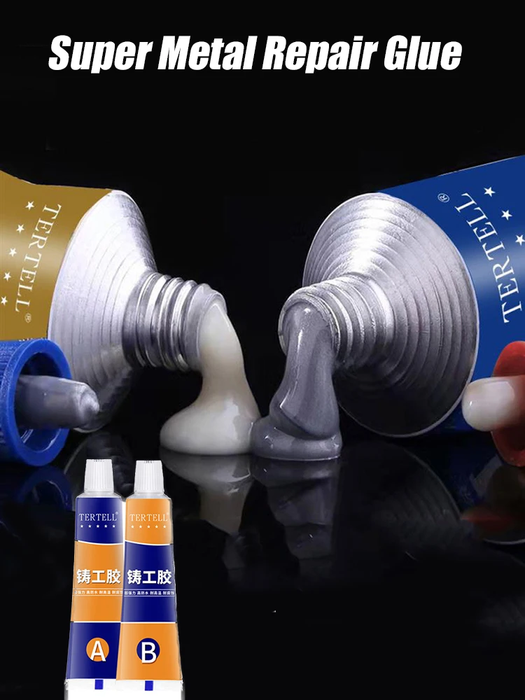 

20/70/100g Metal Repair Paste Glue A+B Casting Adhesive Industrial Agent Casting Metal Iron Trachoma Stomatal Crackle Repair