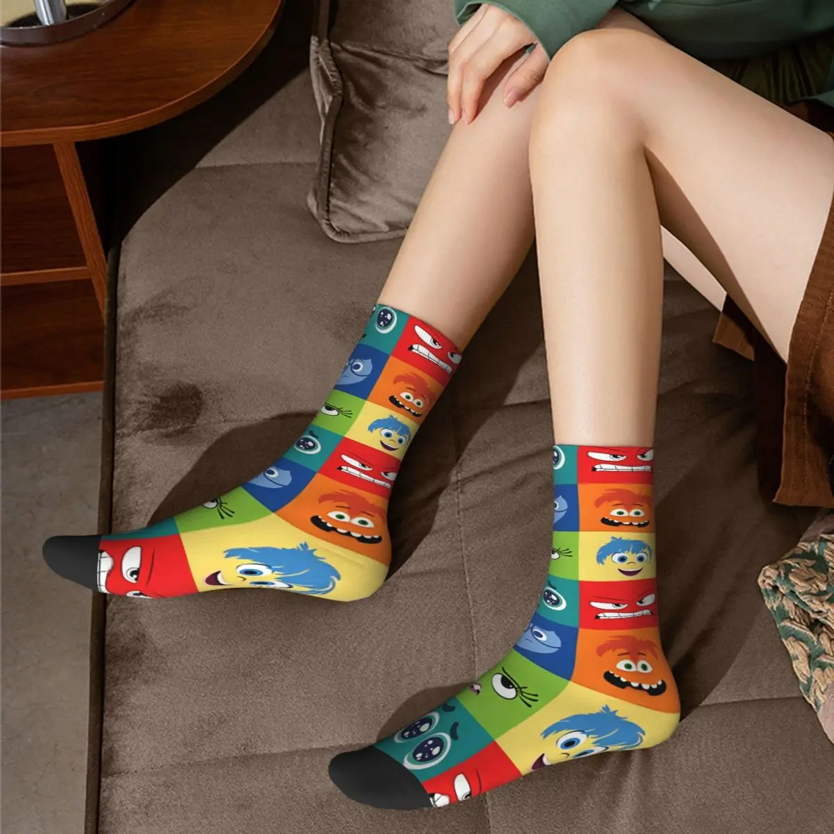 Носки с изображением персонажа лица мужские и женские модные носки
