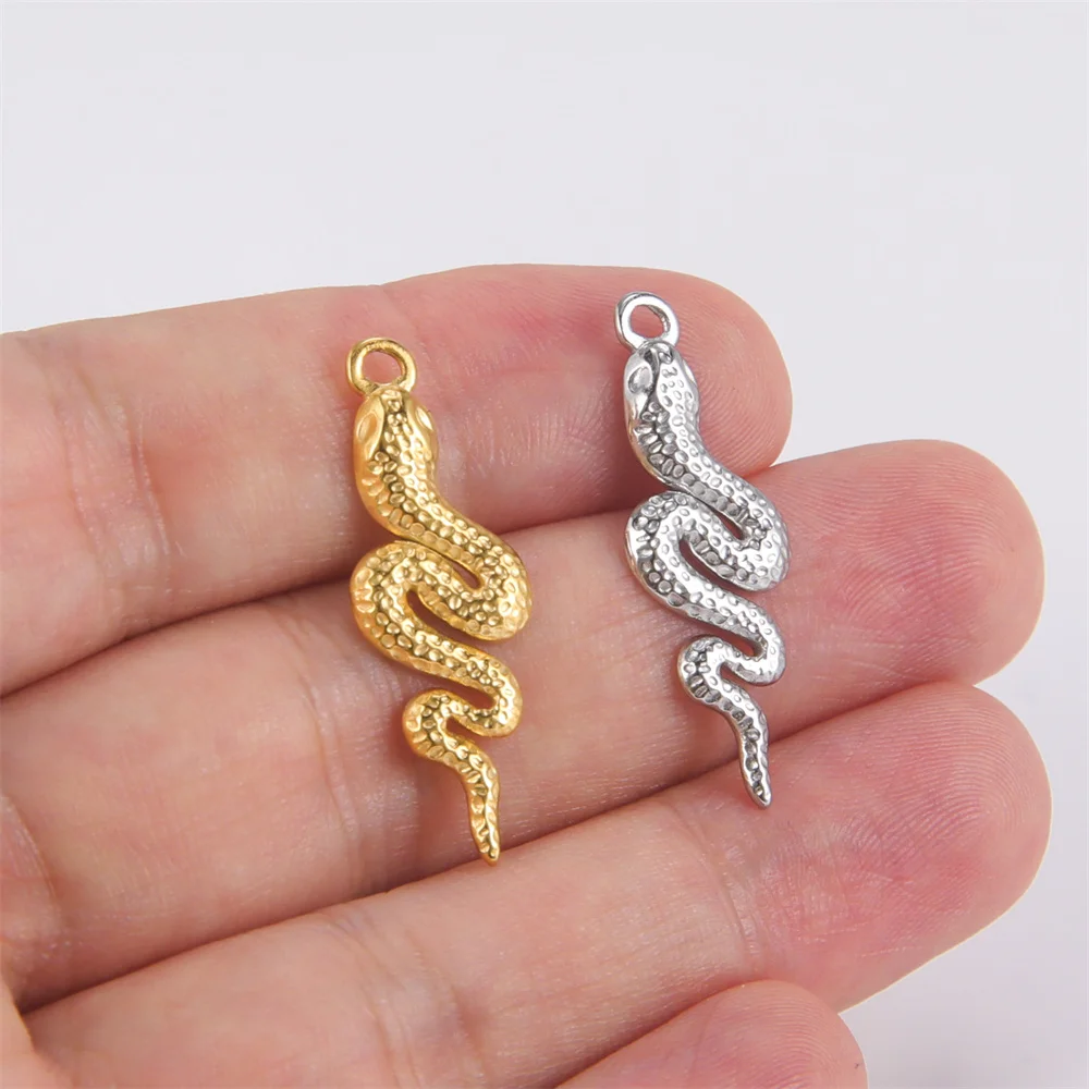 My Shape 5 pcs Небольшие подвески в виде змеи для браслета ожерелья ножные браслеты из