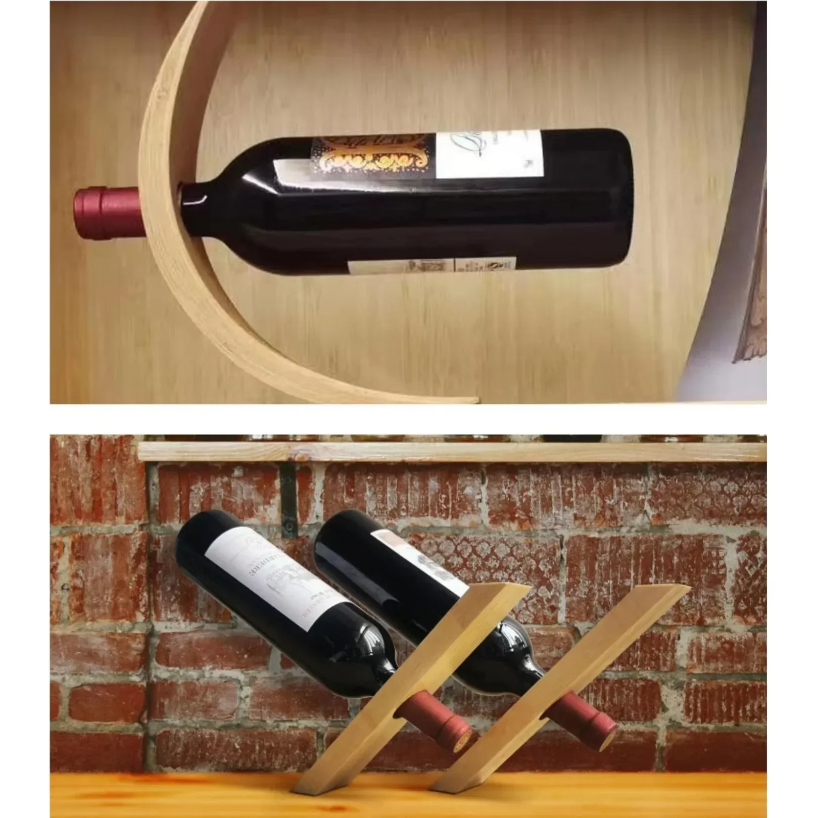 Подвесная стойка для красного вина простой орнамент бытовой винный шкаф