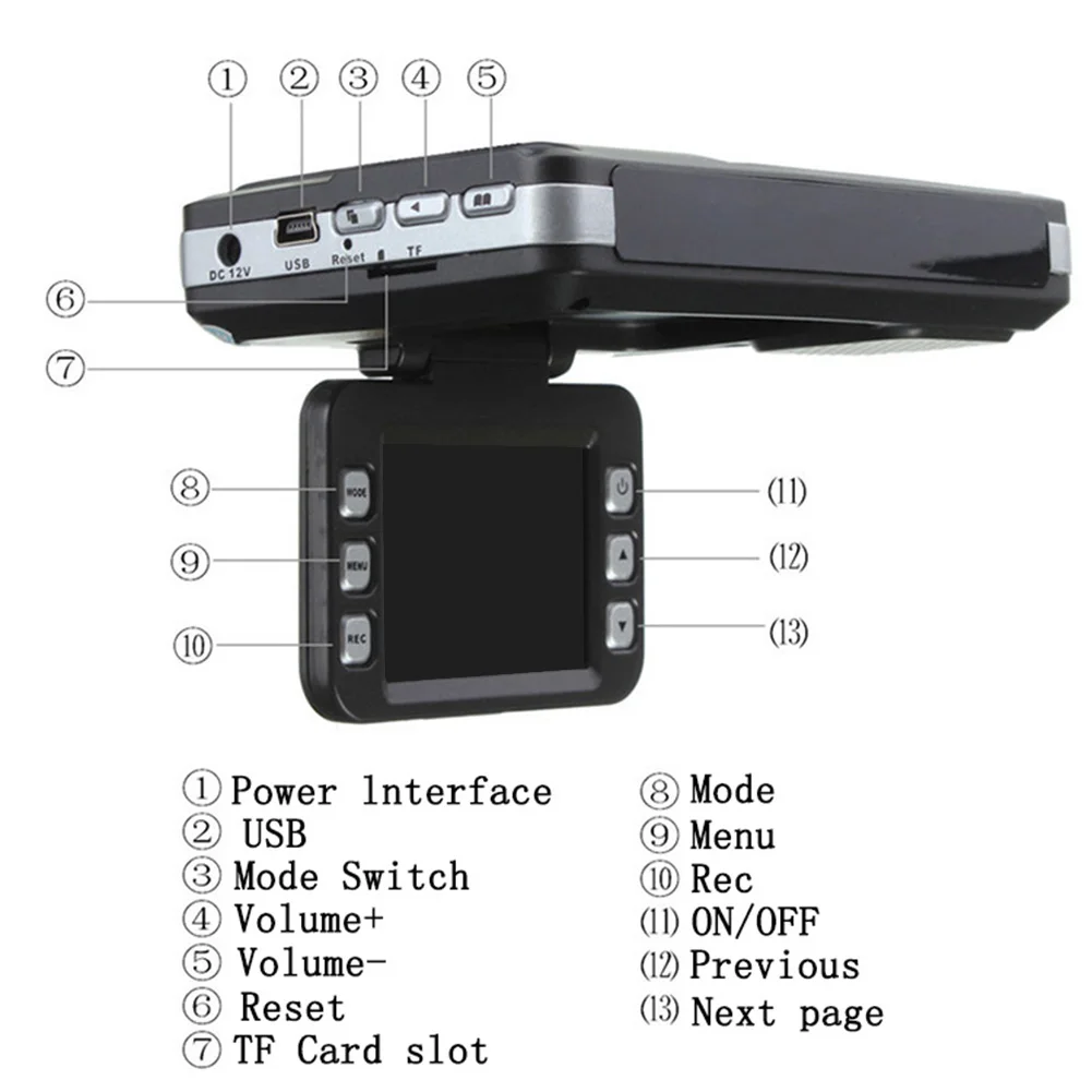 Addkey радар детектор зеркало 3 в 1 dash cam dvr рекордер с антирадаром инструкция