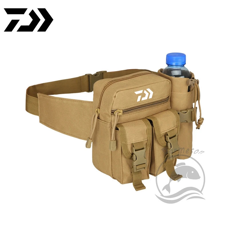 

Daiwa Multifunctional Fishing Tackle Bags Single Shoulder Crossbody Bag Waist Pack Fish Lures Gear Utility Storage Fishing Bag