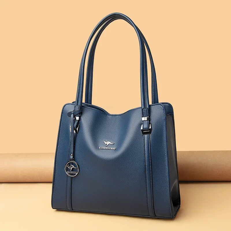 Роскошная повседневная женская сумка-тоут из высококачественной кожи женские