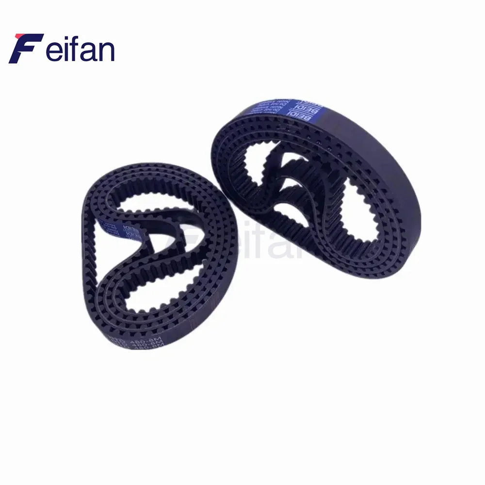 Резиновый Ремень ГРМ HTD8M периметр 1512 - 1720 мм 189 215 зубцов замкнутая петля