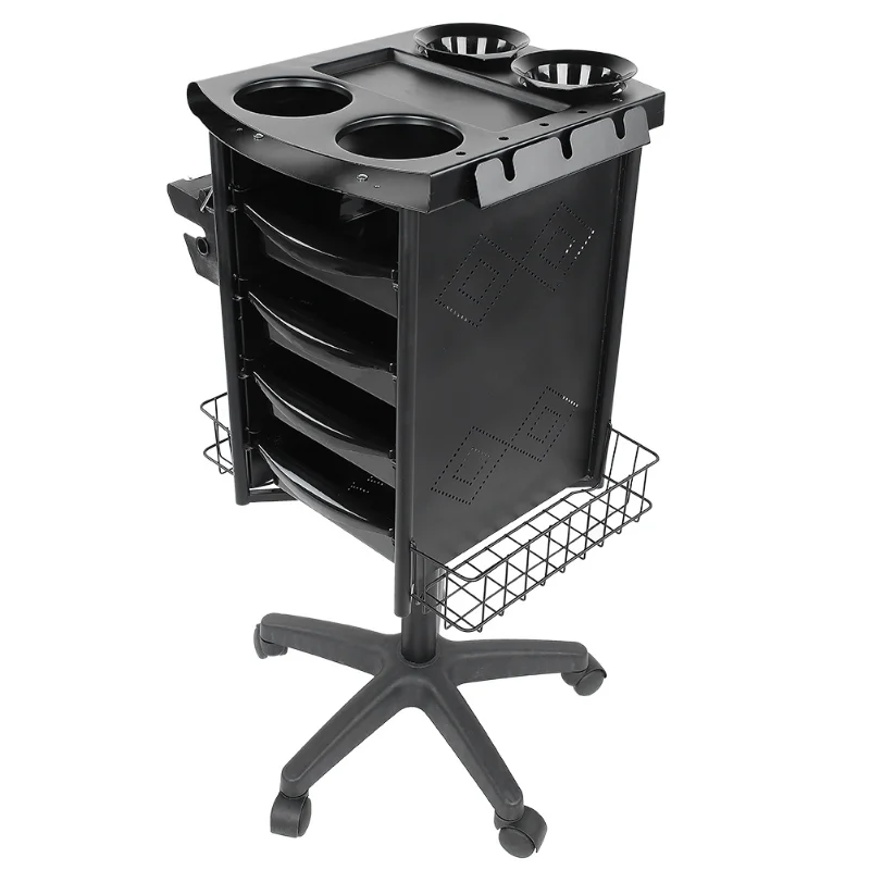 

Stable Beauty Salon Trolley Multi-Layer Movable Hairdressing Cart Tool Holders Stand Hairdresser Supplies for Salon Barber Shop