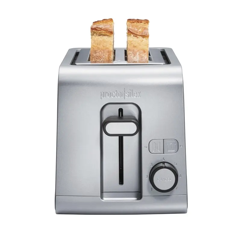 

2 Slice Toaster, Black and Stainless Finish, 22302