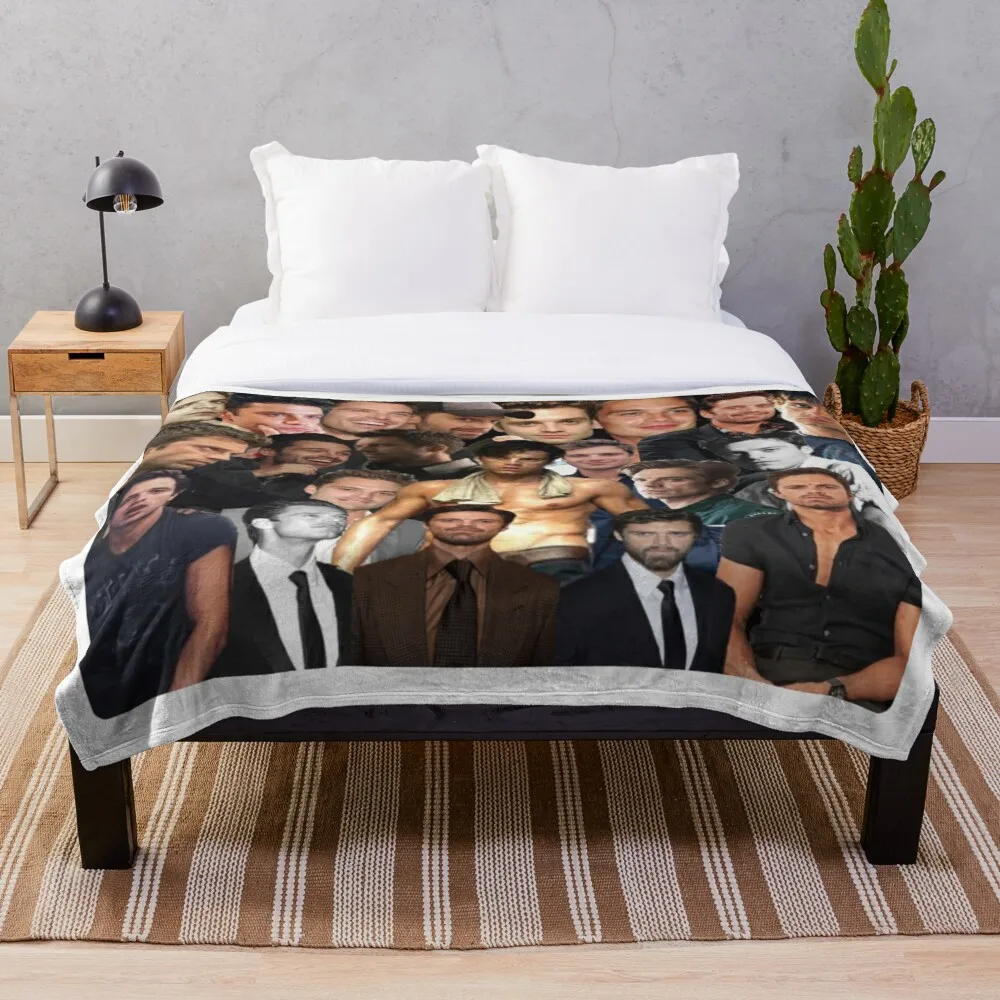 

Sebastian Stan collage Throw Blanket Sebastianstan,Sebastian Stan,Bucky Barnes,Bucky Barns,Avengers,JamesBoho Blanket Anime