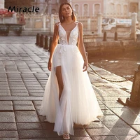 adorable v neck wedding dress sexy a line bridal gown beautiful sleeveless lace dresses alluring backless vestido de novia
