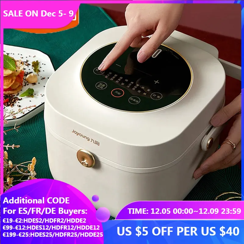 

Joyoung F131 Rice Cooker 1-2 People Intelligent Rice Cooking Pot Multifunction Rice Cooker Small Reservation Multi Cooker 2L