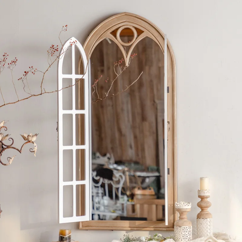 

Декоративные зеркальца для окон, в нордическом стиле, большие, настенные, зеркальные, для пола, для домашнего использования