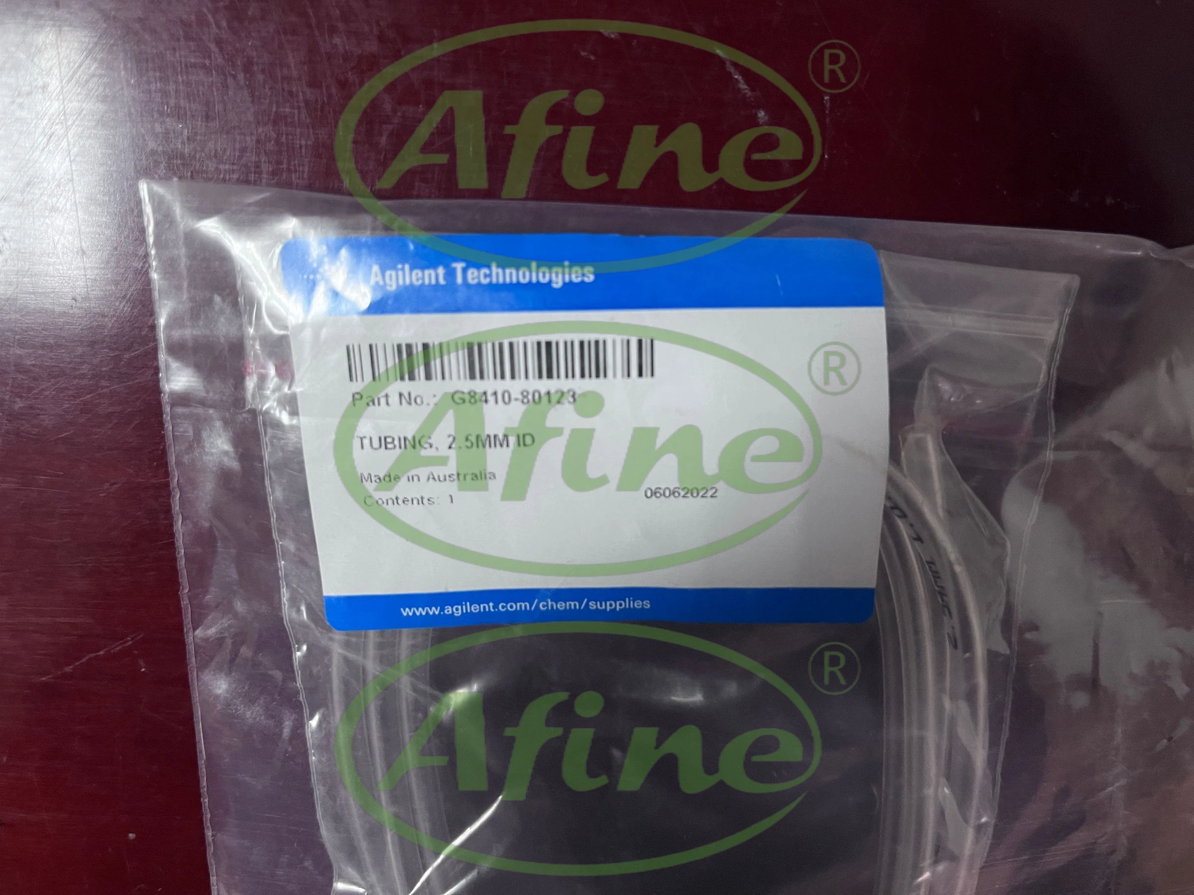 Тюбинг для полоскания AFINE Agilent G8410-80123 внутренний диаметр 2 5 мм 1 м SPS 4