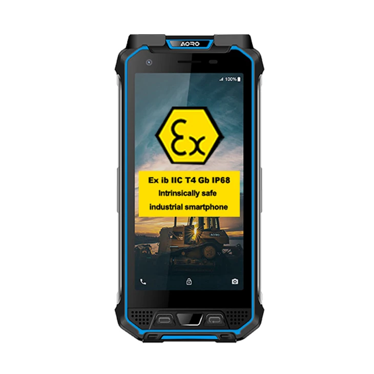 

Mobile Phone 4G+64G Outdoor Wear-resistant Waterproof Antishock 4g Lte Anti Explosion ATEX Zone 1/21 Android Smartphone