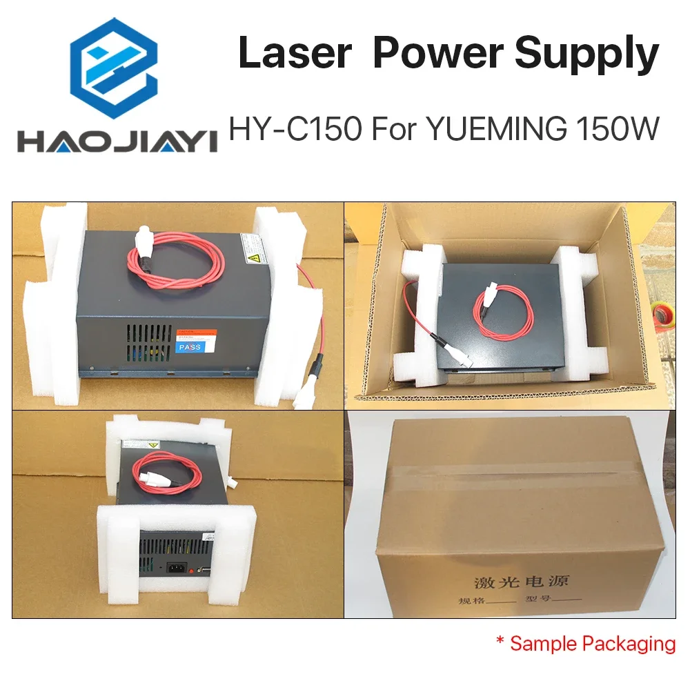 HY-C150 Источник питания CO2-лазера 150 Вт для гравировально-режущего станка YUEMING