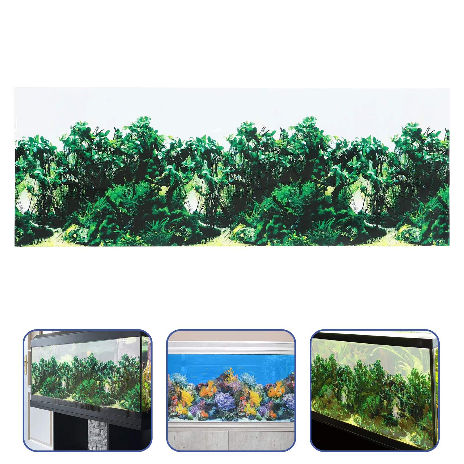

Terrarium Fish Tank Background Paper Aquarium Supply Household Poster Accessories 102X40X01CM Delicate Wallpaper Thick Film