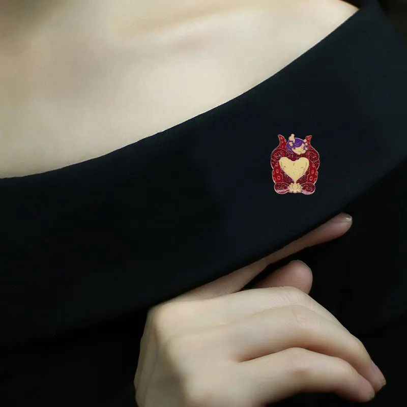 Octoboy Octopus Anime Boy Brooch Glitter Enamel Pin | Brooches