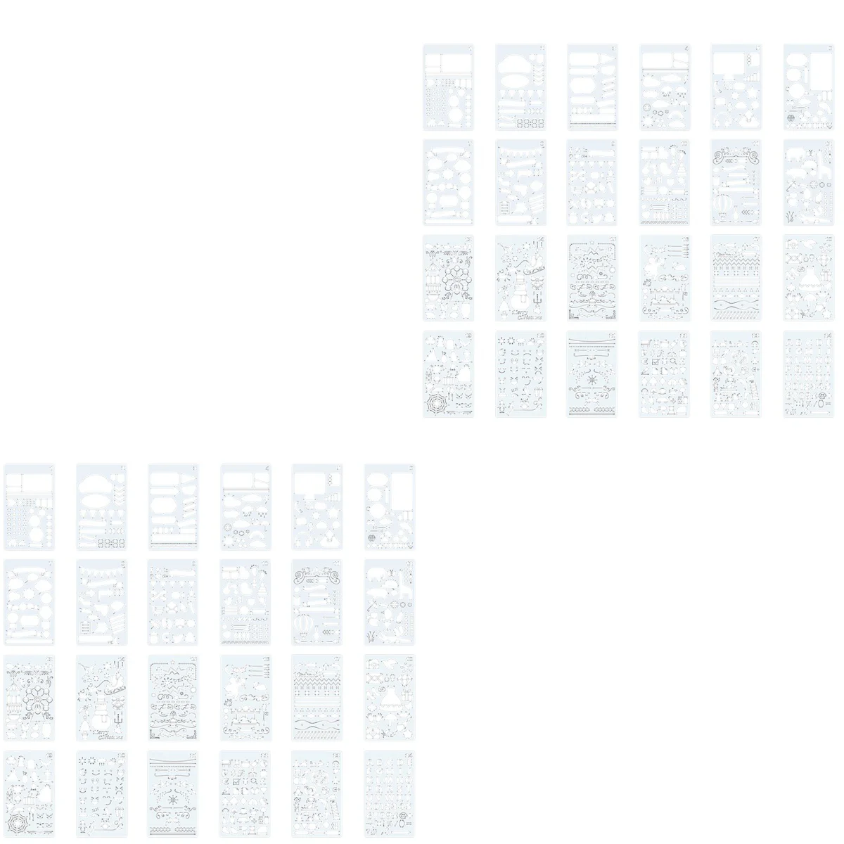 

Stencils Halloween Stencil Drawing Template Wall Painting Templates Kids Animal Signs Letter Happy Scrapbooking Christmas Hollow