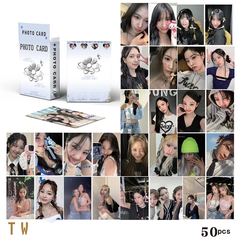 

55pcs/set Kpop TWICE LOMO Cards New Album "TASTE OF LOVE" Momo Sana Photo Cards Printed Photo Postcards Girls Collector Cards