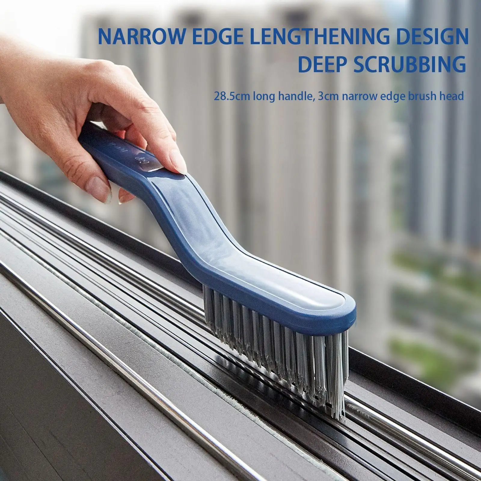2 In 1 Window Crevice Cleaning Brush Window Groove Keyboard 