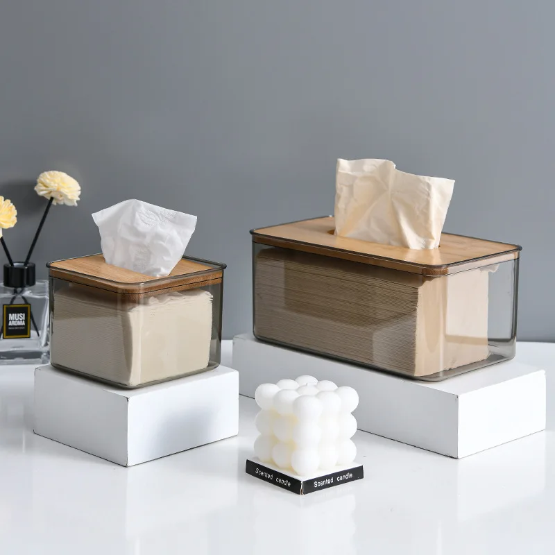

Nordic Minimalist Creative Tissue Box Household Living Room Pumping Box Tissue Paper Restaurant Napkin Storage Box For Home