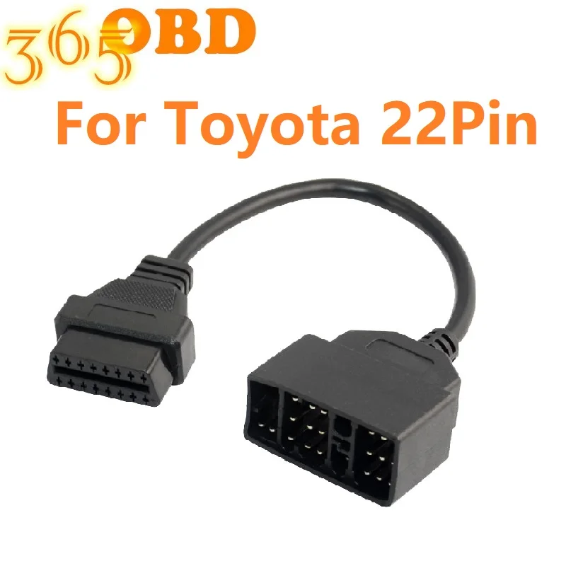 Кабель OBD2 10 шт./лот для Toyota диагностический кабель с 22 на 16 контактов мама OBDII