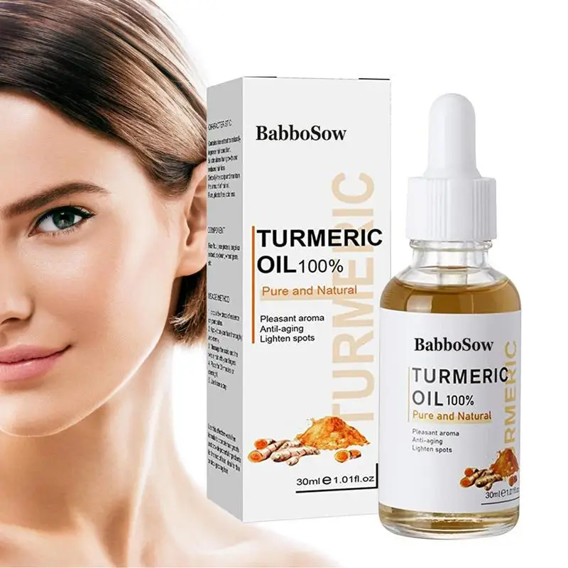 

Turmeric Liquid Drops Dark Spots Removal Whitening Serums 30ml Facial Firming Moisturizer Helps Firm Women Skin Products