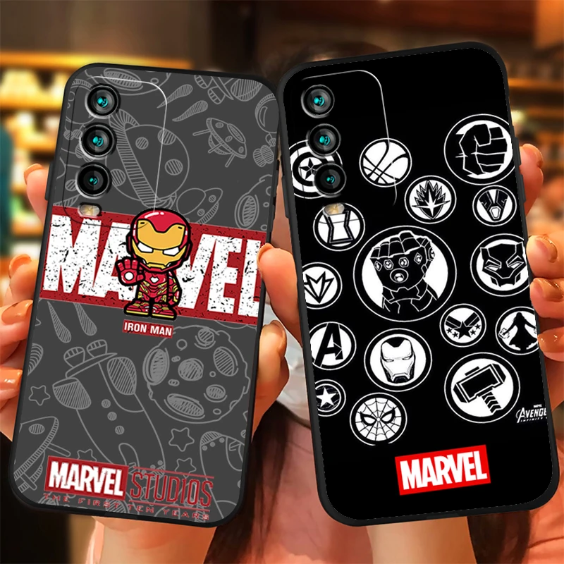 

Marvel Iron Man Spiderman Phone Cases For Xiaomi Redmi 7 7A 9 9A 9T 8A 8 2021 7 8 Pro Note 8 9 Note 9T Funda Carcasa Back Cover