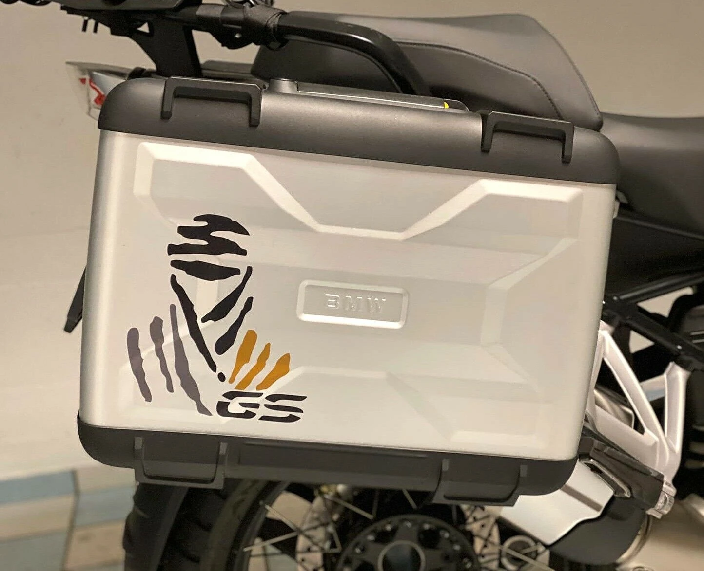 Комплект из 2 наклеек для мотоцикла с логотипом багажа Tuareg GS совместим BMW R1250