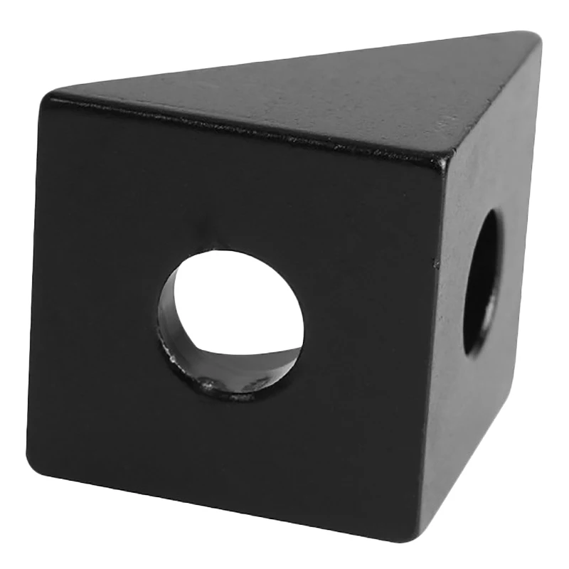 

1 шт. V-слот, черный угол, угловой разъем, фоторазъем для Openbuilds Cnc Mill 3D принтер, детали «сделай сам»