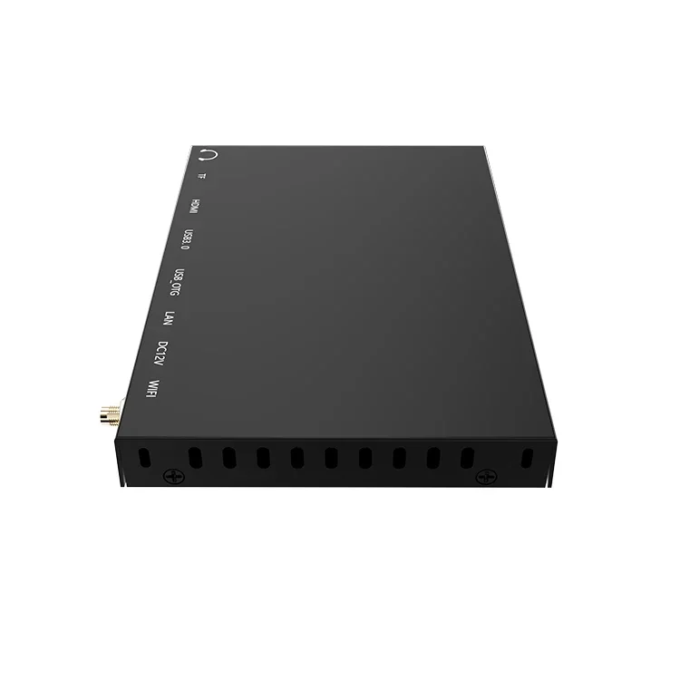 Безвентиляторный настольный мини-ПК Android с процессором Rockchip RK3566 4K Дисплей
