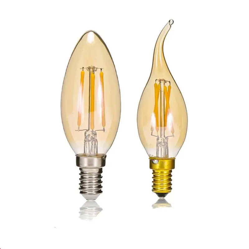 

C35 E14 Retro Filament LED Bulb Lamp Candle Light Chandelier Night Light for Indoor Home Decor
