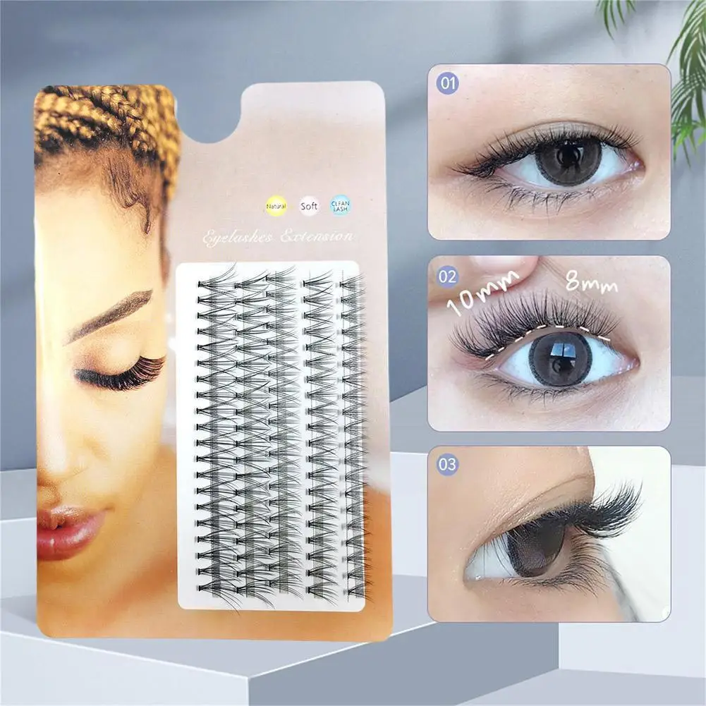 

Grafting False Eyelashes 3D Volume Grafting False Eyelash Soft Extension Professional Natural Makeup Eyelash Cluster Tools Q4K5