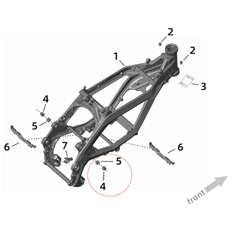 SURRON Ultra bee модификация Обновление Запчасти для оптимизации трехколесный стержень