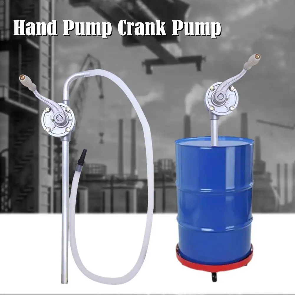 

Hand Pump Crank Pump Oil Barrel Pump Aluminum Transfer Pump Crank Barrel Manual Pump Syphon Fuel Saver For Gas Gasoline W4T8