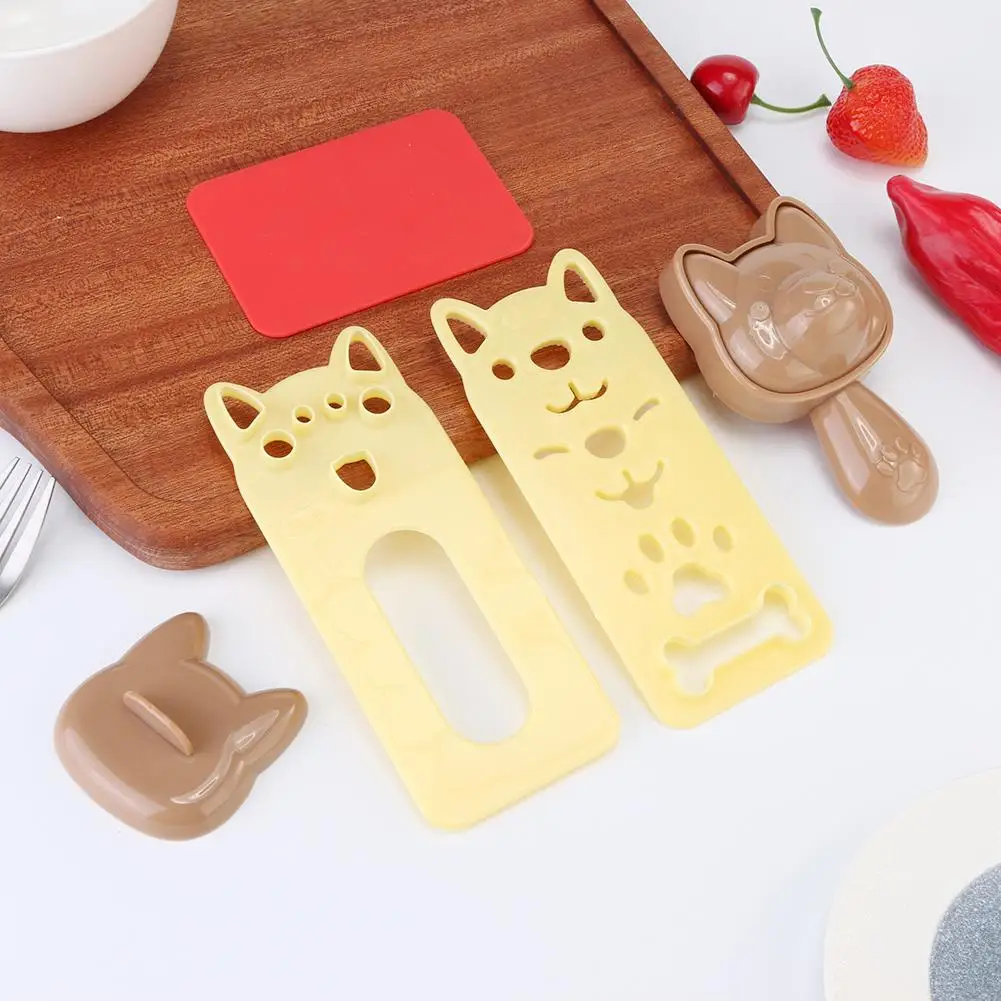 

Cartoon Cat Bear Decor Cutter Sushi Nori Rice Ball Mold DIY Bento Food Press Maker Mould for Kitchen Accessorie Stuff