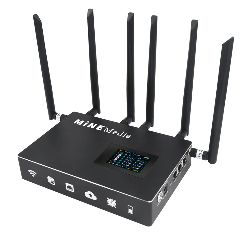 

4G LTE Router 4 Sim Slot High-gain Antenna Live video Streaming and Bonded cellular router