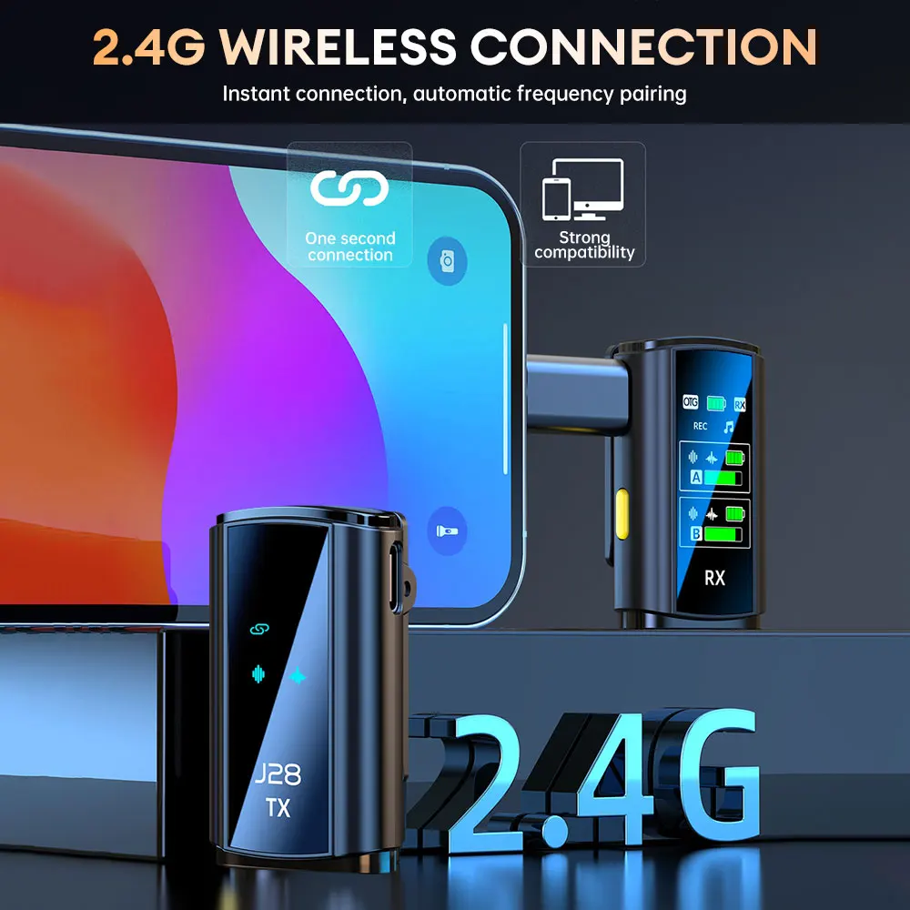 Беспроводной петличный микрофон