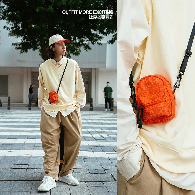 Модный нейлоновый мини-рюкзак-мессенджер кошелек кожаная Профессиональная