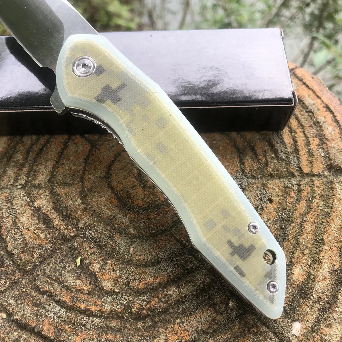 Новый складной нож из стали высокой твердости D2 ручка G10 нержавеющая сталь для